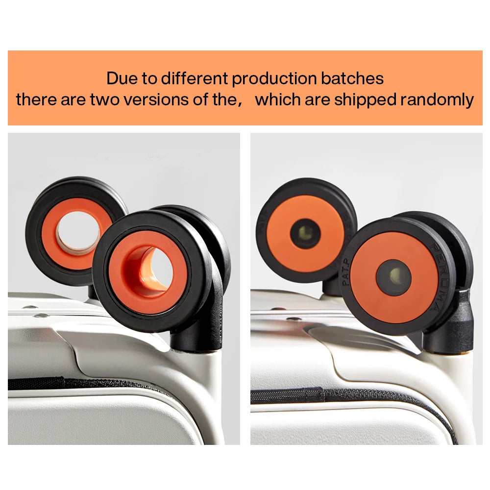 Valise Mixi 20 pouces – Bagage à main cabine, coque rigide PC, cadre aluminium, poignée large, design unisexe