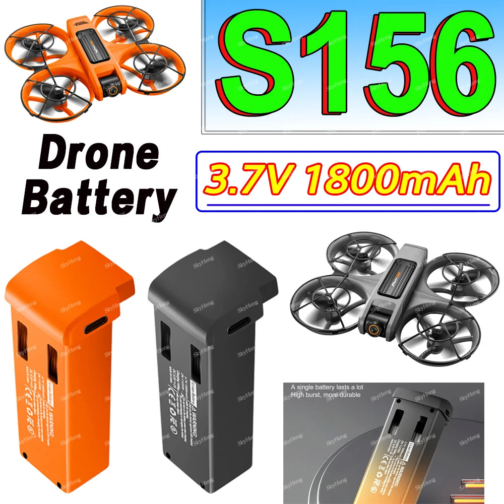Batterie d'origine pour Drone S156, 3.7V, 1800MAh, pour S156 RC Quadcopter, batterie de remplacement, pièces d'accessoires S156