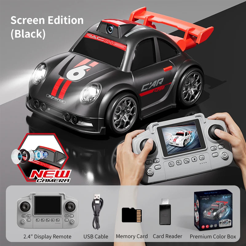Mini Voiture RC 2026 avec Caméra FPV et Télécommande Écran