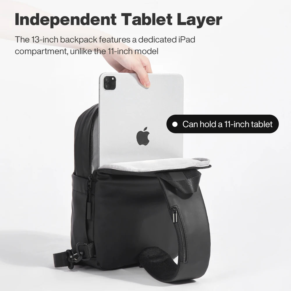 Sac de poitrine Mixi 11 pouces pour hommes – sac à dos étanche multifonctionnel, cyclisme, sport et voyage M2122