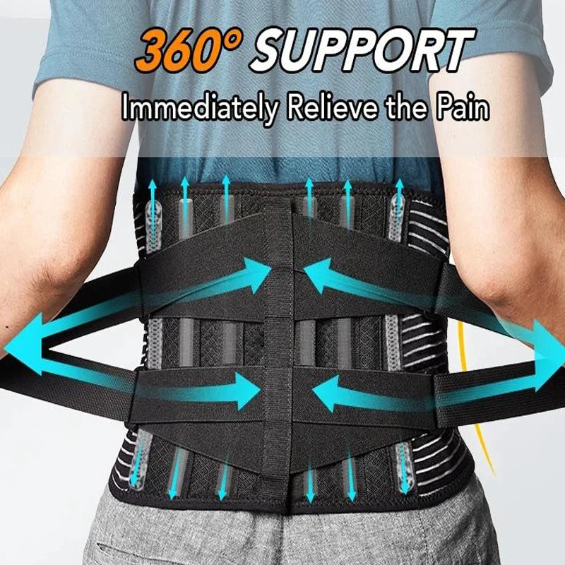 Coordinating Lumbar Support Belt for Men and Women, Back Braces, Breathable, Work, Lower Back, Spine, Institutes, Otolaryngology 