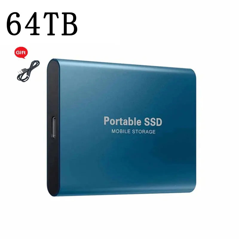 Disque Dur Externe Portable SSD 2 To, 4 To, 16 To, USB Type-C 3.0, Haute Vitesse, 8 To