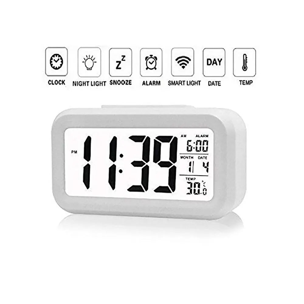 LED Digital Alarm Clock with Backlight, Multifunction