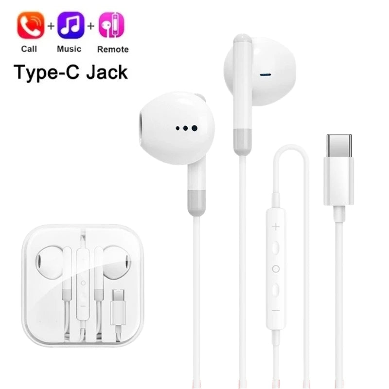 Casque filaire Xiaomi – intra-auriculaires – USB-C / Jack 3,5 mm – compatible Mi 14, 13, 12, Redmi Note 10, 9