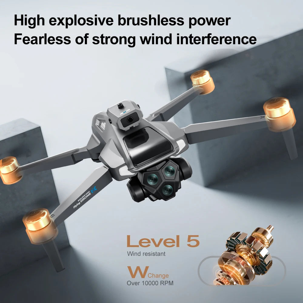Drone M66MAX – 4K HD, Écran Omnidirectionnel, Évitement d’Obstacles, Drone RC