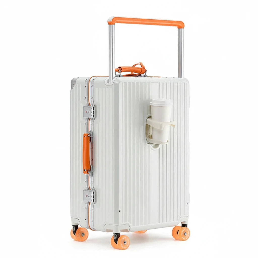 Valise large poignée pour voyage SUSHIMU – hommes et femmes, bagage à main, cadre en aluminium, PC + ABS, 20 et 24 pouces