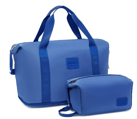KONO Sac cosmétique étanche 36L, sac de sport et bagage à main pour femme et homme
