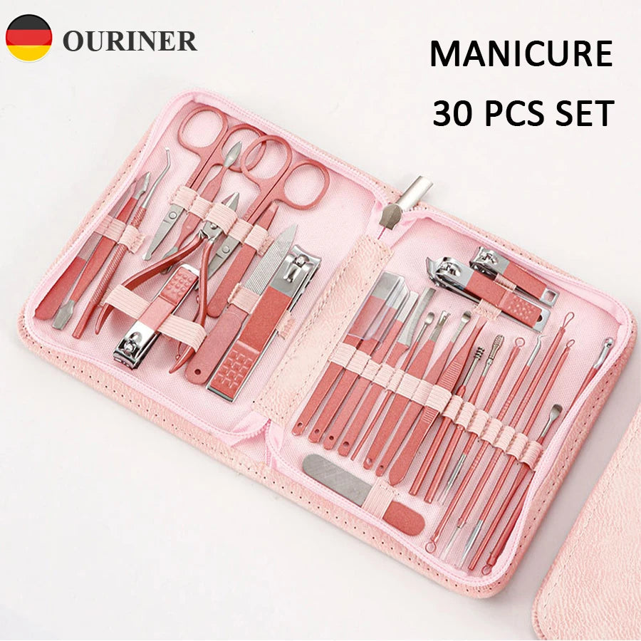 30 PIECE MANICURE SET