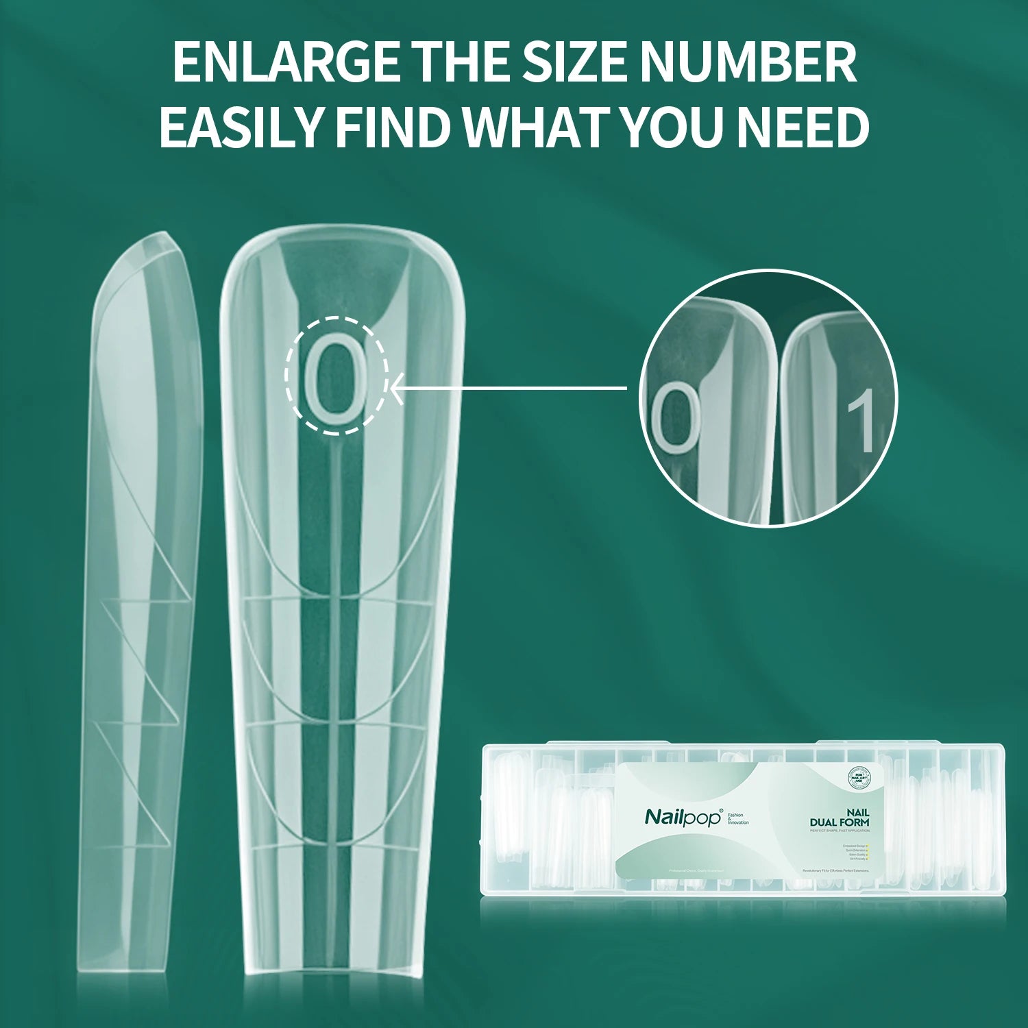 Double Formes Guidées 150 pcs pour Nail Art Français