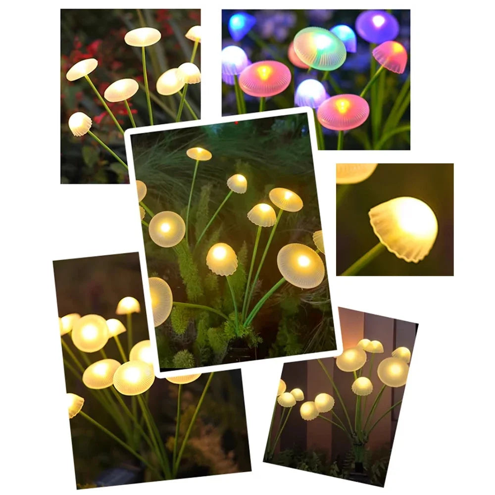 Solar LED-Qualle – Garten-Dekoration