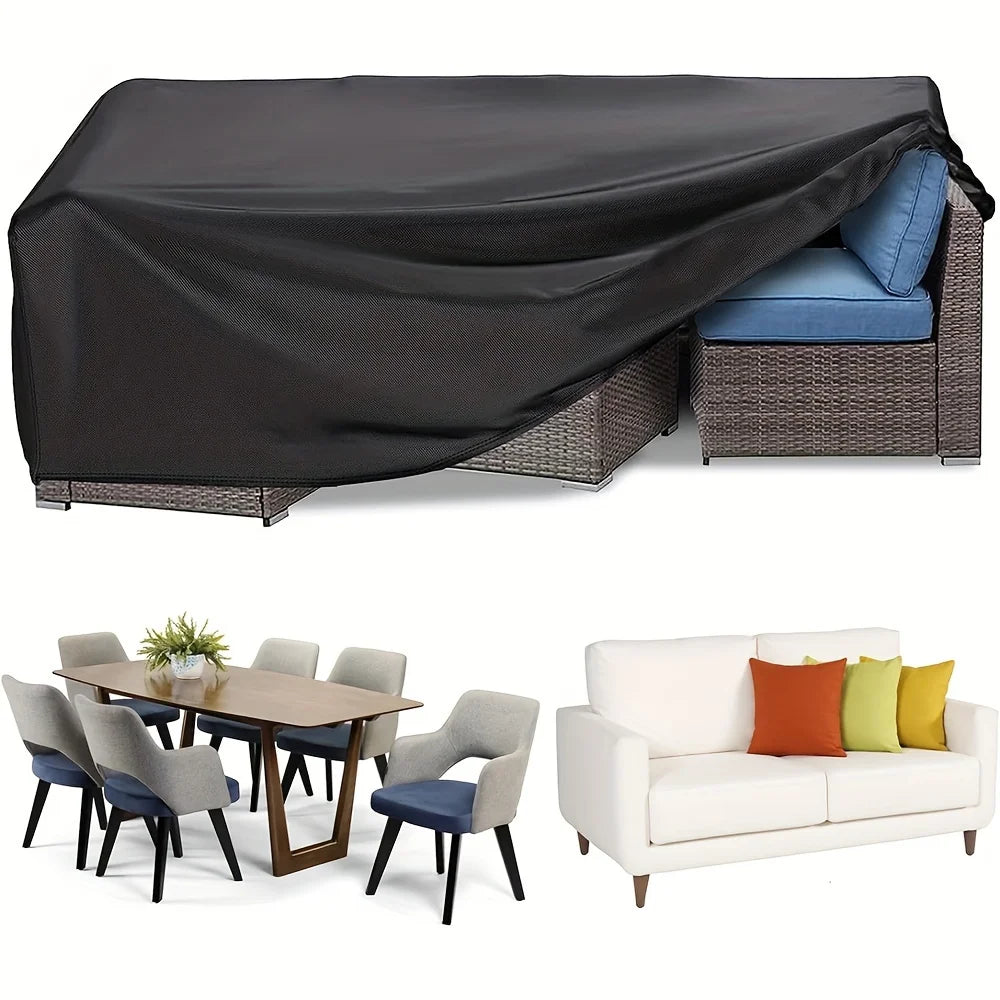 Housse de Protection Imperméable pour Meubles de Jardin – Multi-Tailles, Anti-UV, Toutes Saisons