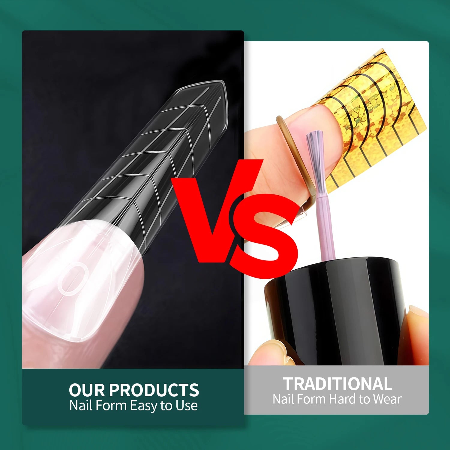 Film d'extension d'ongles, 150 pièces, 15 tailles