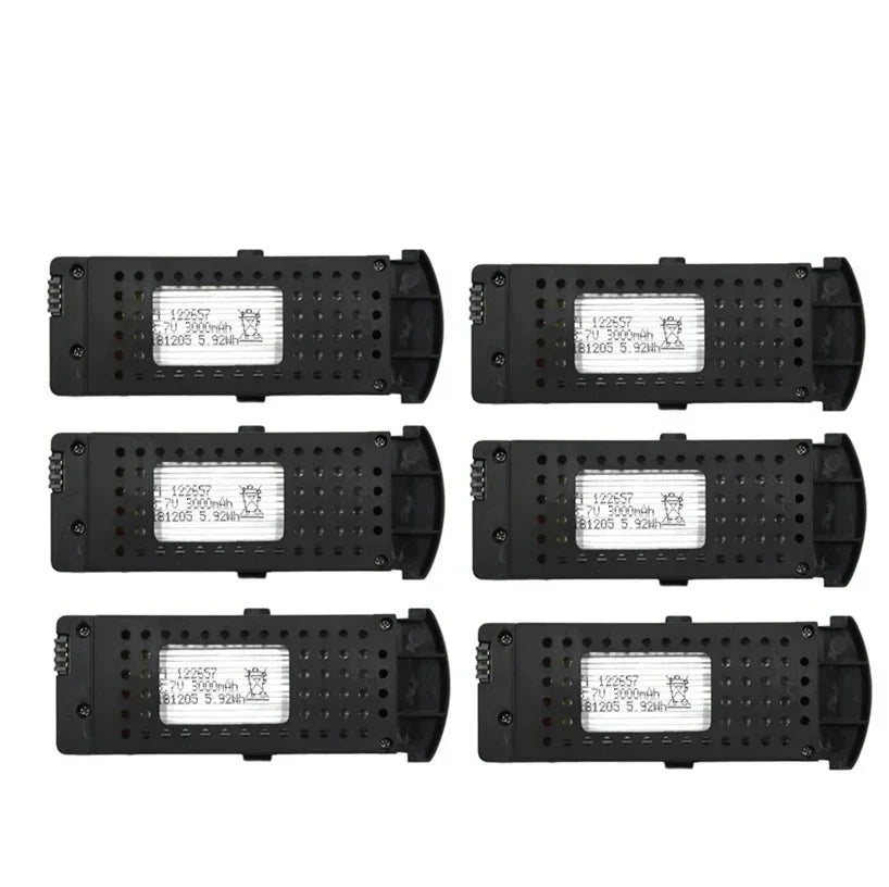 Batterie Lipo de Remplacement pour Drone G6 Pro, Pièces de Rechange Aériennes HD Professionnelles, 8K, 5G, 3.7V, 1800mAh