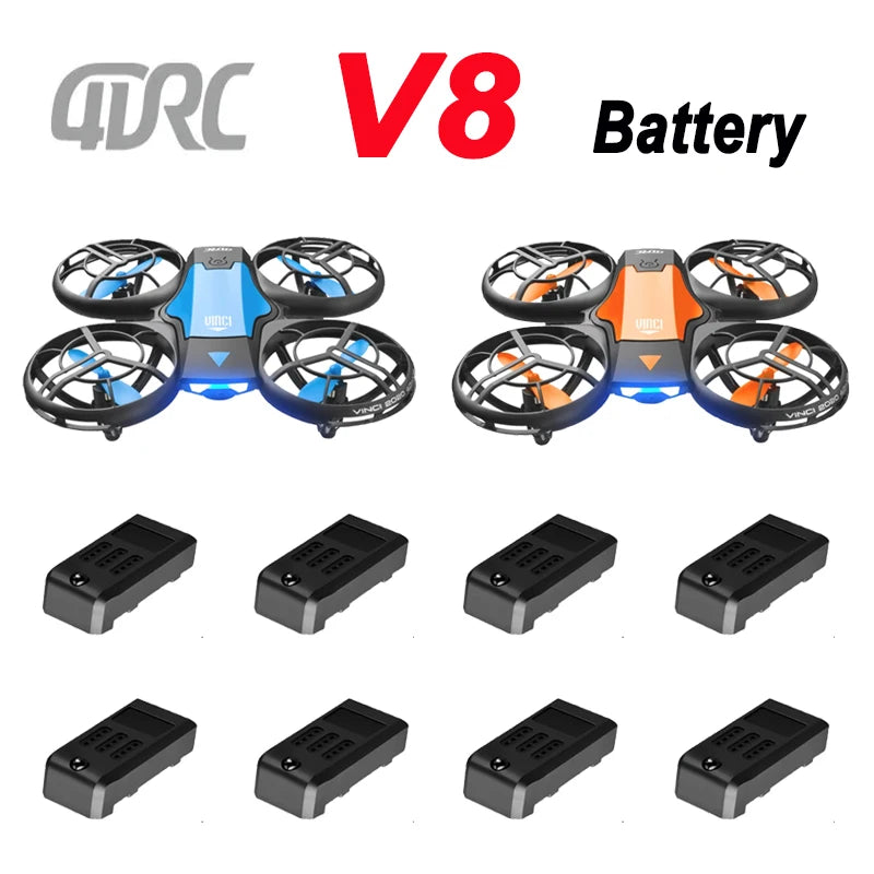 Batterie d'origine pour Drone 4DRC V8, 3.7V, 800MAh, pour Mini batterie 4D-V8, pièces d'accessoires de remplacement pour quadrirotor RC