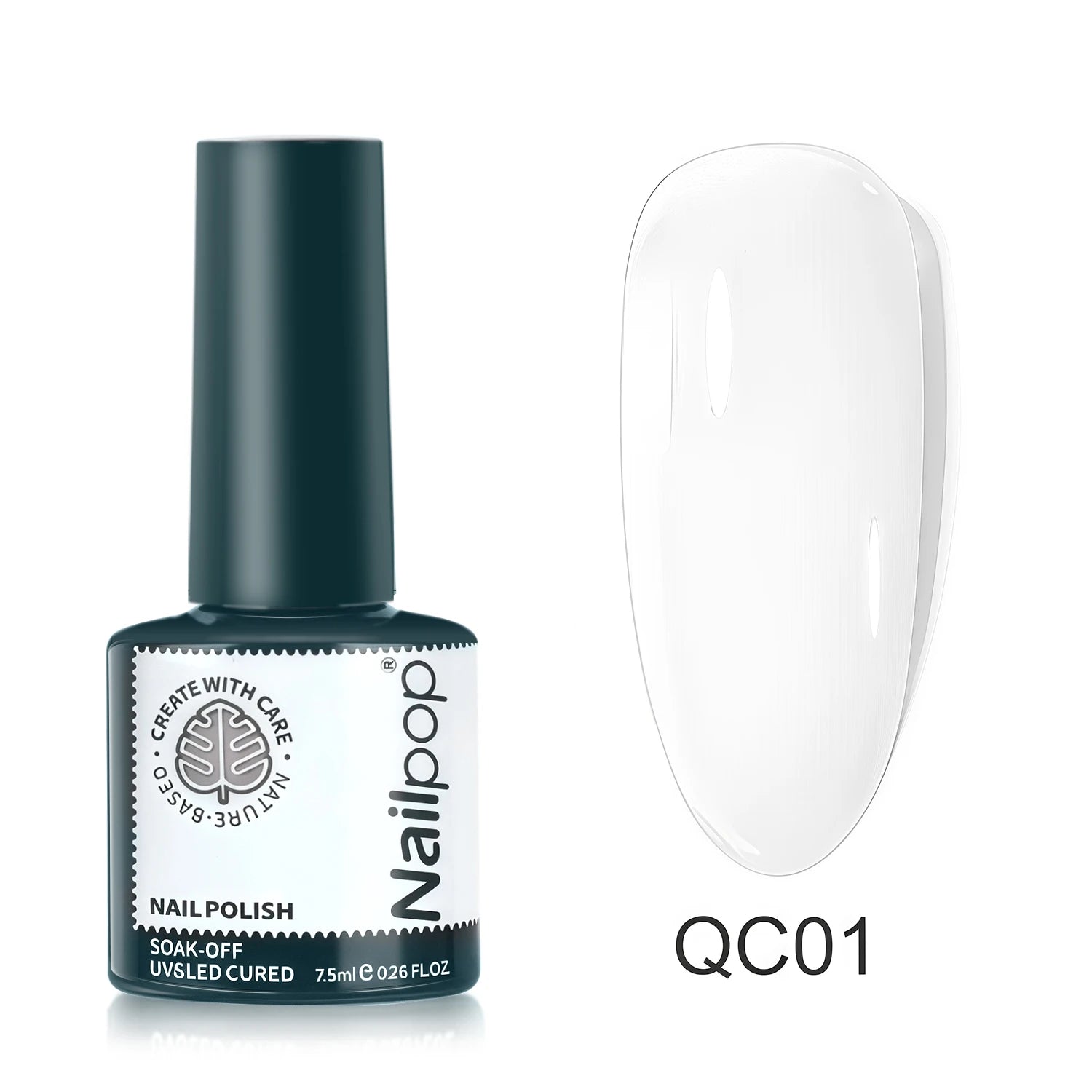 Vernis Gel Professionnel Jelly 6 Couleurs Translucides UV/LED, Soak Off, Salon et Nail Art, Nude et Rose, 7,5 ml