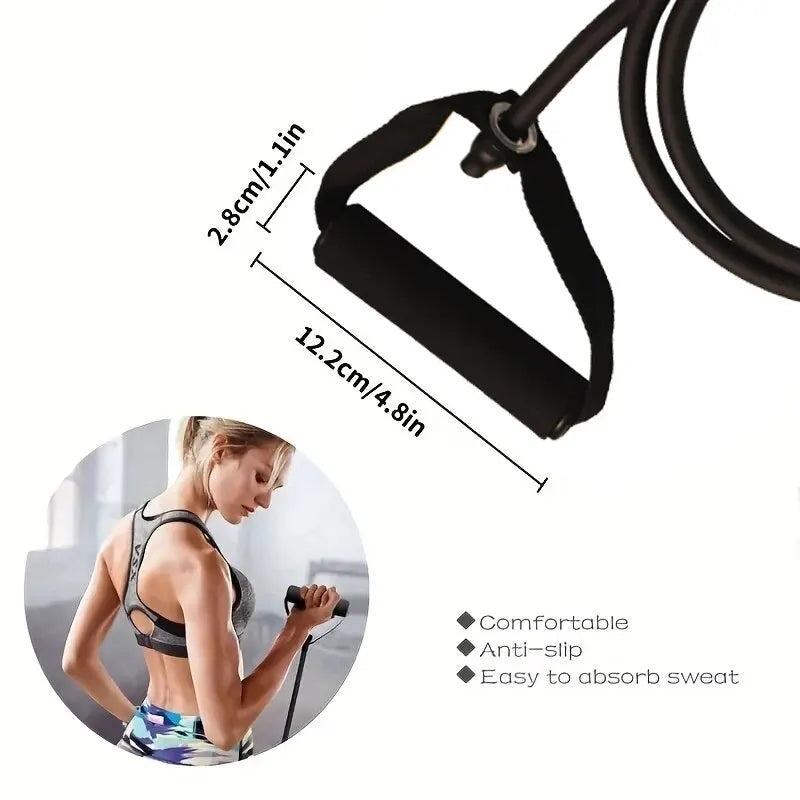 Workout Bands with Foy, Exercise Bands, Home Gym Equipment, Men and Women