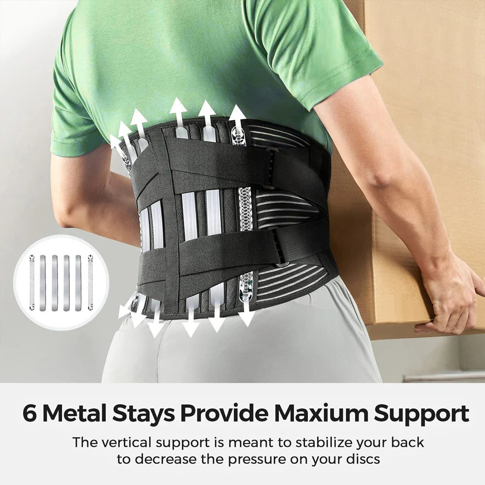 Coordinating Lumbar Support Belt for Men and Women, Back Braces, Breathable, Work, Lower Back, Spine, Institutes, Otolaryngology 