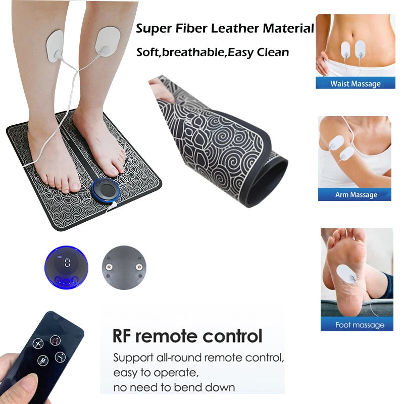 EMS Foot Massager Cushion for Otolaryngology Institutes, Foot Acupuncture Point Massage