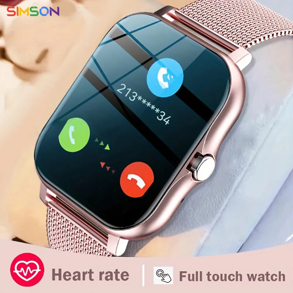 Smartwatch, Touch Smart Watch for Android Phone, Custom Dial, Bluetooth Call, 1.44 for Xiaomi