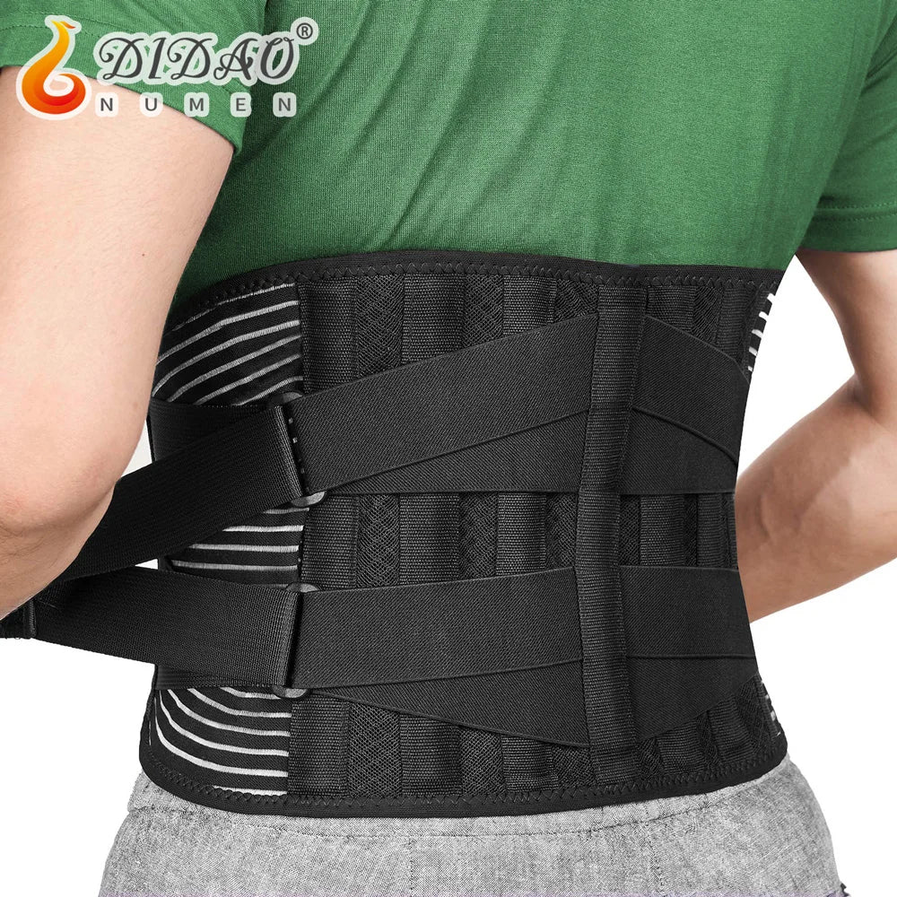 Coordinating Lumbar Support Belt for Men and Women, Back Braces, Work, Lower Back, Breathable, Spine, Otolaryngology Institutes 