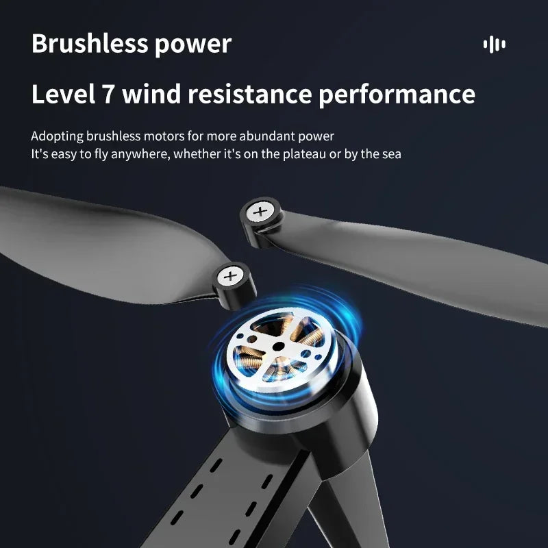 Drone Pliable Professionnel 8K HD XIAOMI MIJIA S196GPS, GPS, Moteur Sans Balais et Évitement d’Obstacles
