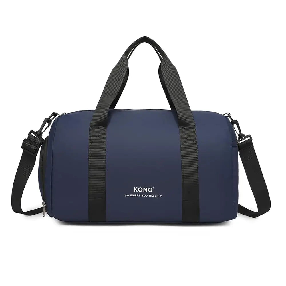 Kono – Sac à main étanche avec bandoulière et sac à chaussures, idéal pour les voyages en avion, Ryanair et EasyJet, 40 × 20 × 25 cm