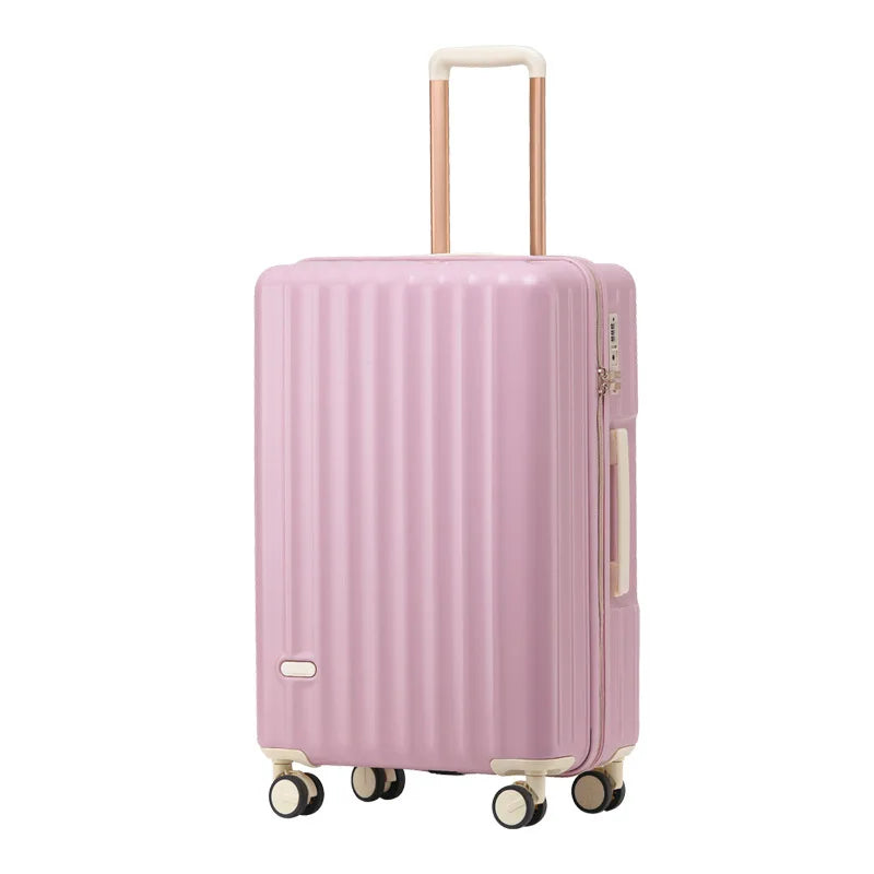 Valise rigide en PC + ABS avec serrure SUSHIMU – bagage à roulettes portable, 20, 24, 26 et 28 pouces