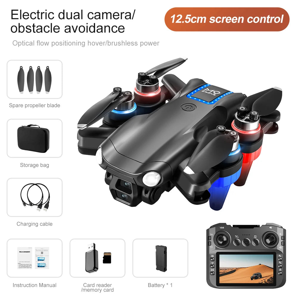 Drone M9 2025 Professionnel – 8K HD, Quadrirotor RC