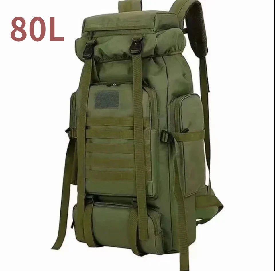 Sac à dos d’alpinisme et de randonnée – Grande capacité 80L / 100L, tactique plein air