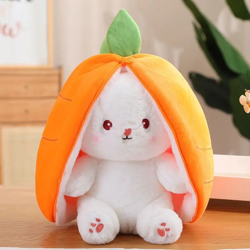 Jouet en peluche Harvey Rabbit, Poupée créative lapin fraise transformée en petit lapin en peluche poupée carotte