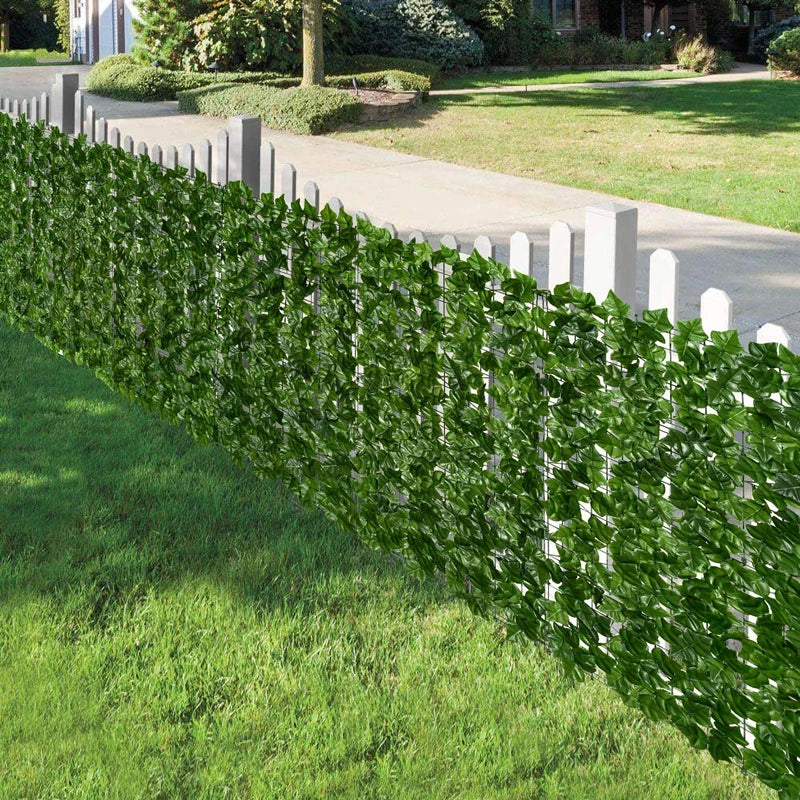 Clôture en lierre artificielle pour jardin, décoration extérieure