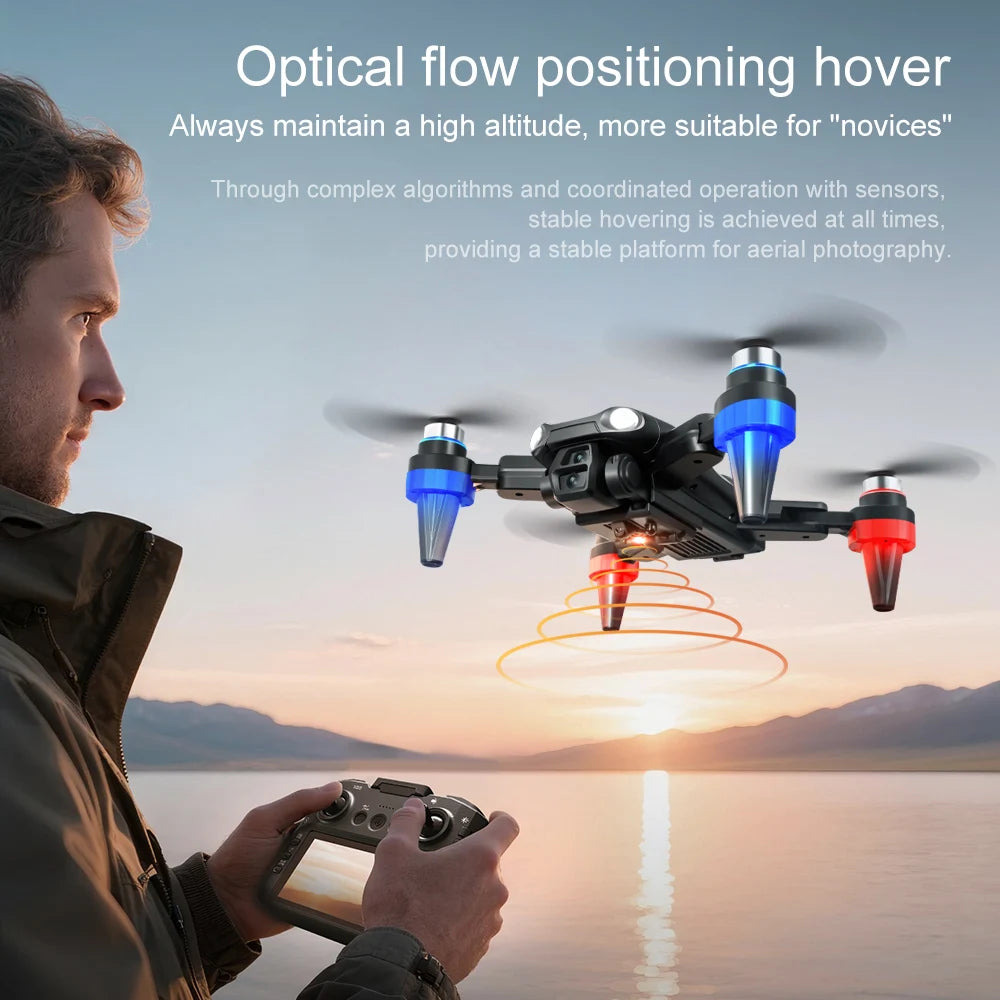 Drone M9 2025 Professionnel – 8K HD, Quadrirotor RC