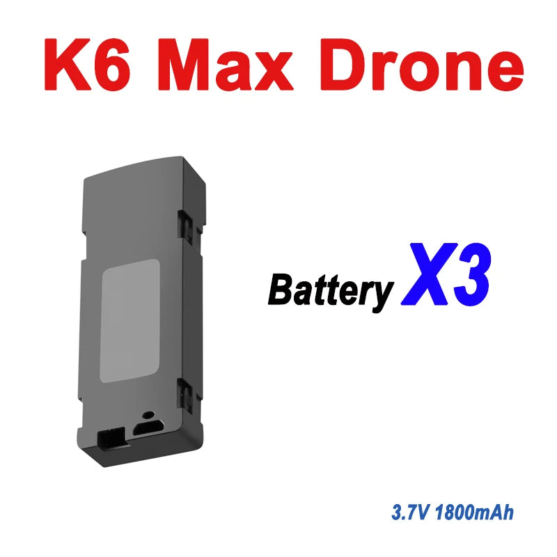 Batterie de rechange pour drone K6 Max – 3,7V 1800mAh