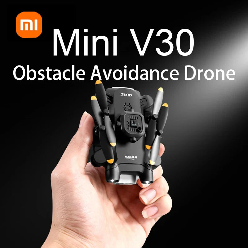 Mini Drone 4DRC avec caméra HD XIAOMI-V30, 4K, 1080P, FPV, RC Drones, Hélicoptère d'évitement d'obstacles à cinq côtés, Drone professionnel