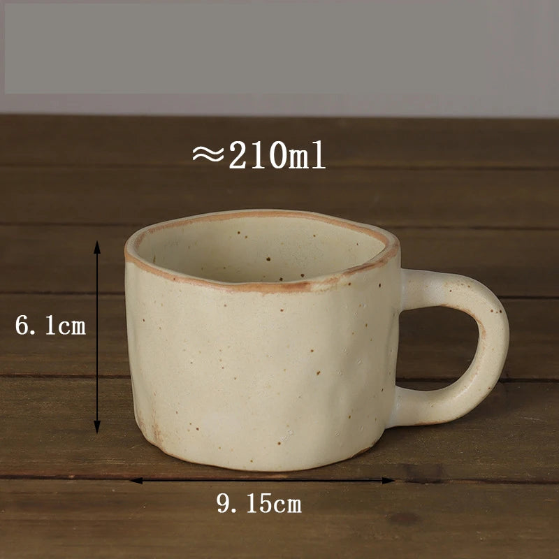 Japanese Retro Style Handmade Ceramic Mugs Coffee Tea Cup Water Cup Drinkware 