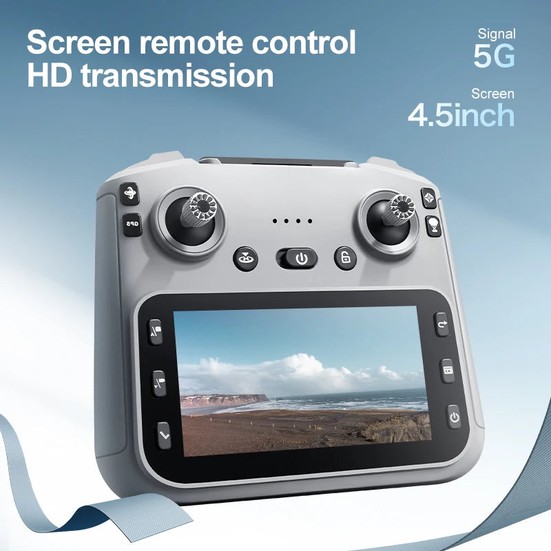 2025 K19Max GPS Retour Drone 5G – 8K HD Double Caméra, Écran Omnidirectionnel, Évitement d’Obstacles, Drone RC