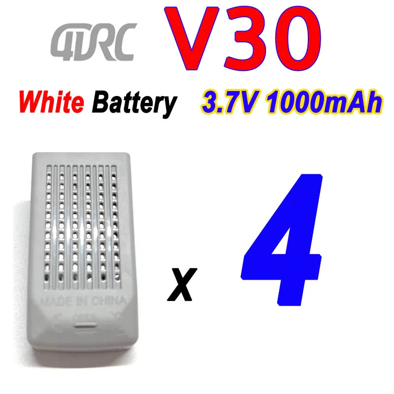 Batterie originale 4DRC V30 3.7V 1000mAh pour Mini Drone RC