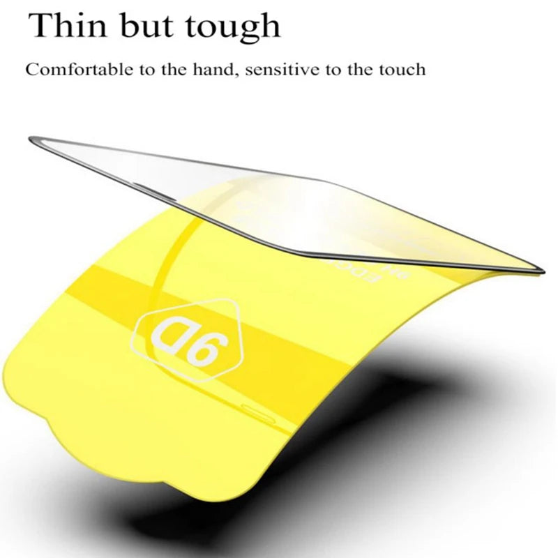 Protecteur d'écran 9D – 1 à 5 pièces – Verre trempé pour iPhone 15/14/13/12/11 Pro Max – Protection écran pour iPhone XR/X/XS Max/6/7/8 Plus