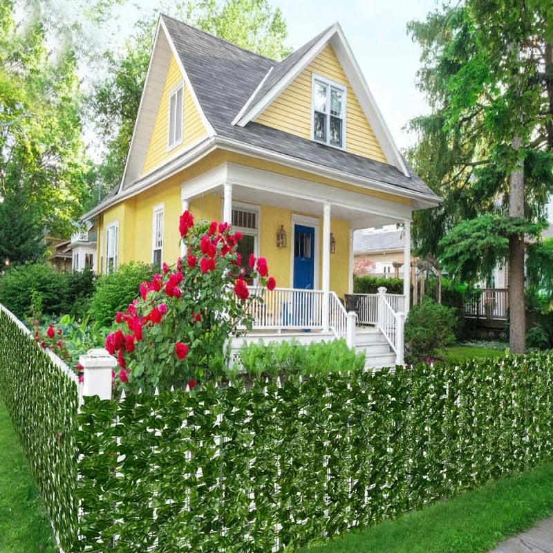 Clôture en lierre artificielle pour jardin, décoration extérieure