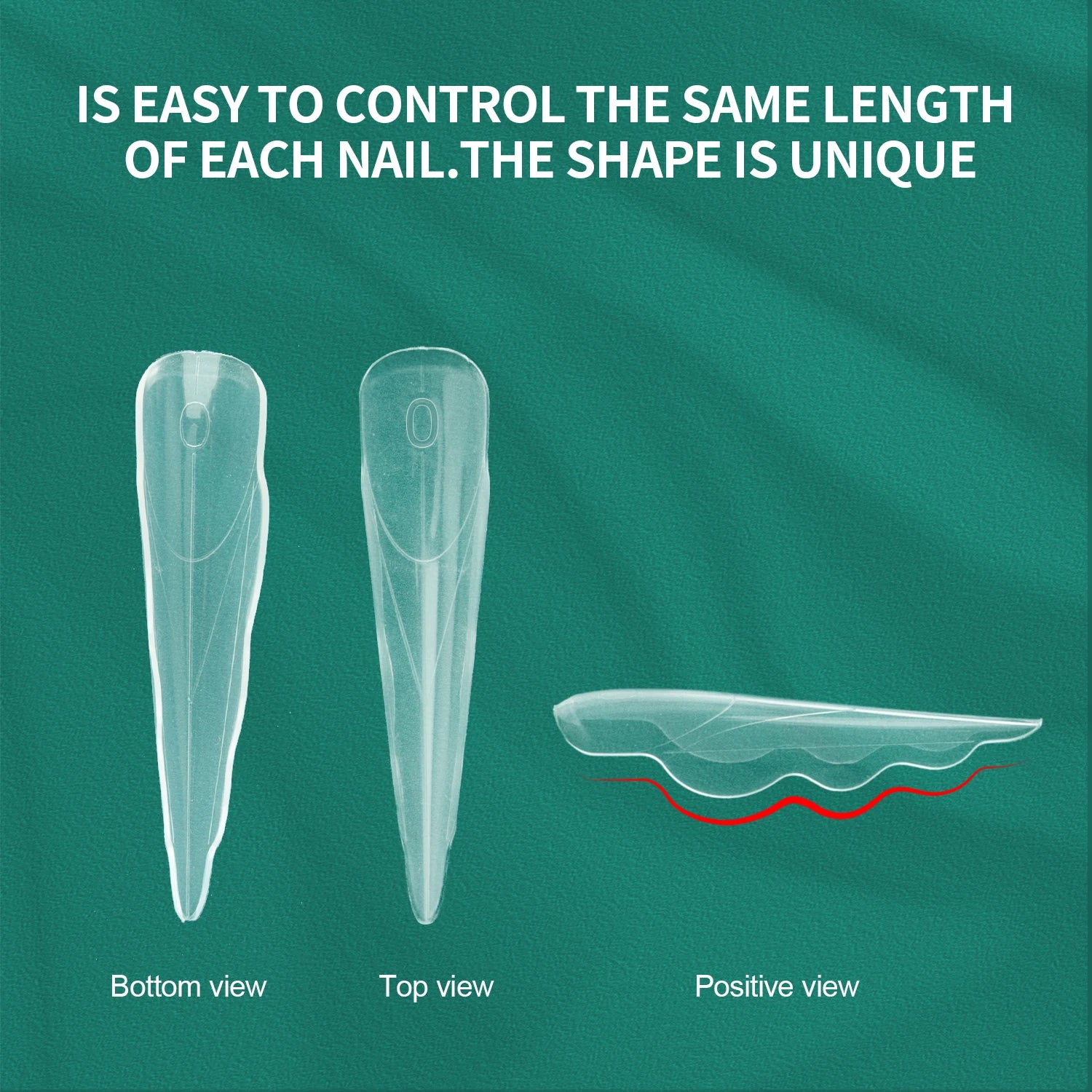 Ongles double formes couverture complète construction rapide Gel acrylique Kit d'extension d'ongle  150 pièces