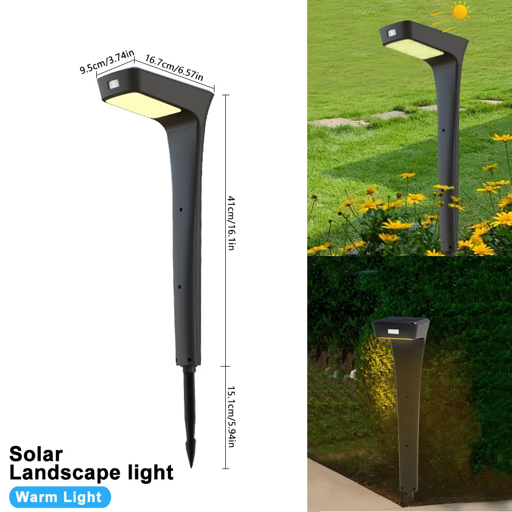 Wasserdichte Solarleuchten für den Außenbereich – Helle Landschaftsbeleuchtung für Garten, Hof, Gehweg und Veranda, 62 LEDs