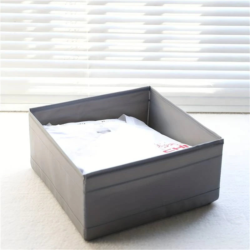 Storage Box, Foldable Underwear Organizers for Home, Clothes, Bra, Socks, Pants 