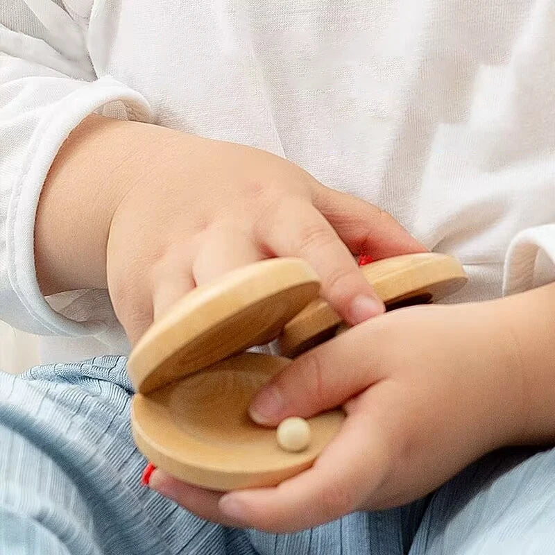 Montessori Wooden Musical Instruments for Baby Game Sounds for 1 2 3 Year Olds