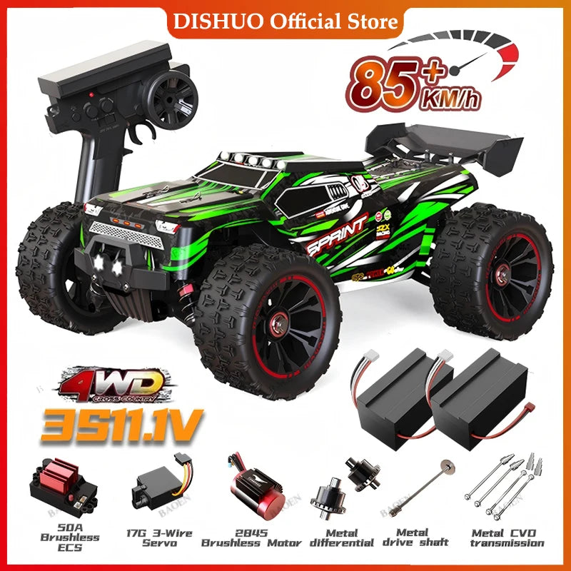 SCY9522PRO 85 KM/H voiture RC haute vitesse sans brosse 4WD tout-terrain dérive télécommande voiture 1:16 voitures de course professionnelles SCY9522 50 KM/H