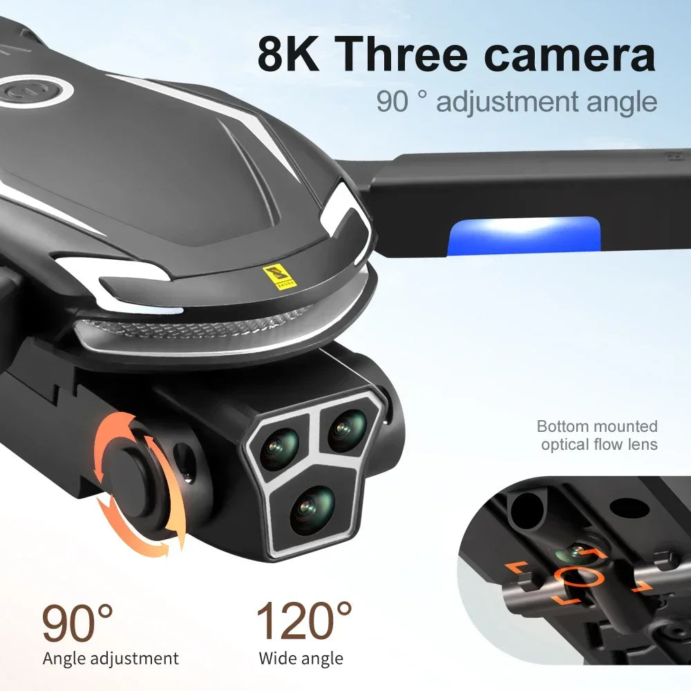 Drone Xiaomi MIJIA V888 – 8K, Triple Caméra HD, WIFI 5G, Photographie Aérienne, Évitement d’Obstacles