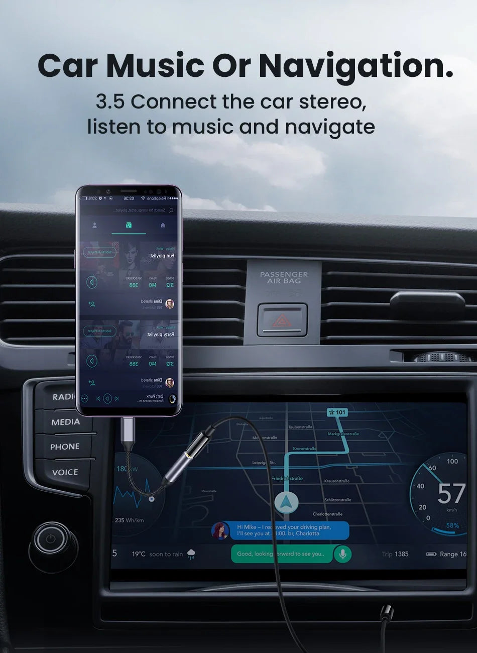 Adaptateur USB-C vers Jack 3,5 mm – audio – iPhone 12, 13, 14 Pro