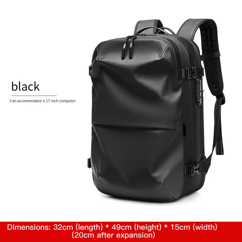 Sac à dos SUSHIMU – Voyage d’affaires unisexe, grande capacité, compartiment ordinateur portable et séparation humide/sèche