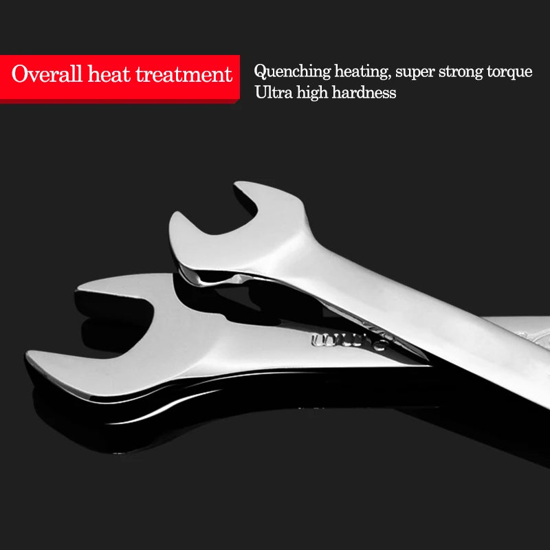 Flat Wrench, 5.5-46mm Double Open End Wrench, Hand Tools, Combination Wrench Set, Hex Key for Hexagon Nuts, Car Repair Tool