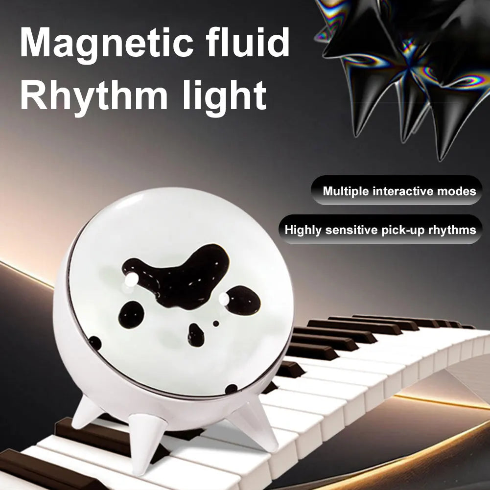 Sound Sensitive Magnetic Desk Lamp Liquid Lamp Ferrofluid Decorative Light Office Speaker Companion UAE 514 Up