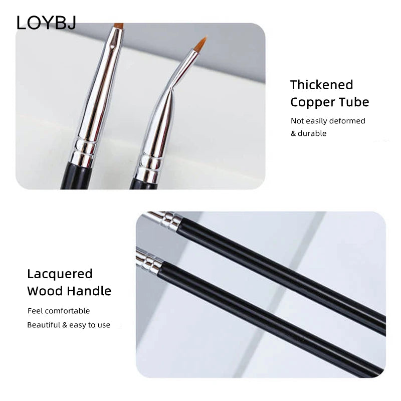 Pinceau à Eyeliner pour les yeux LOYBJ, accessoire de maquillage pour les yeux, correcteur